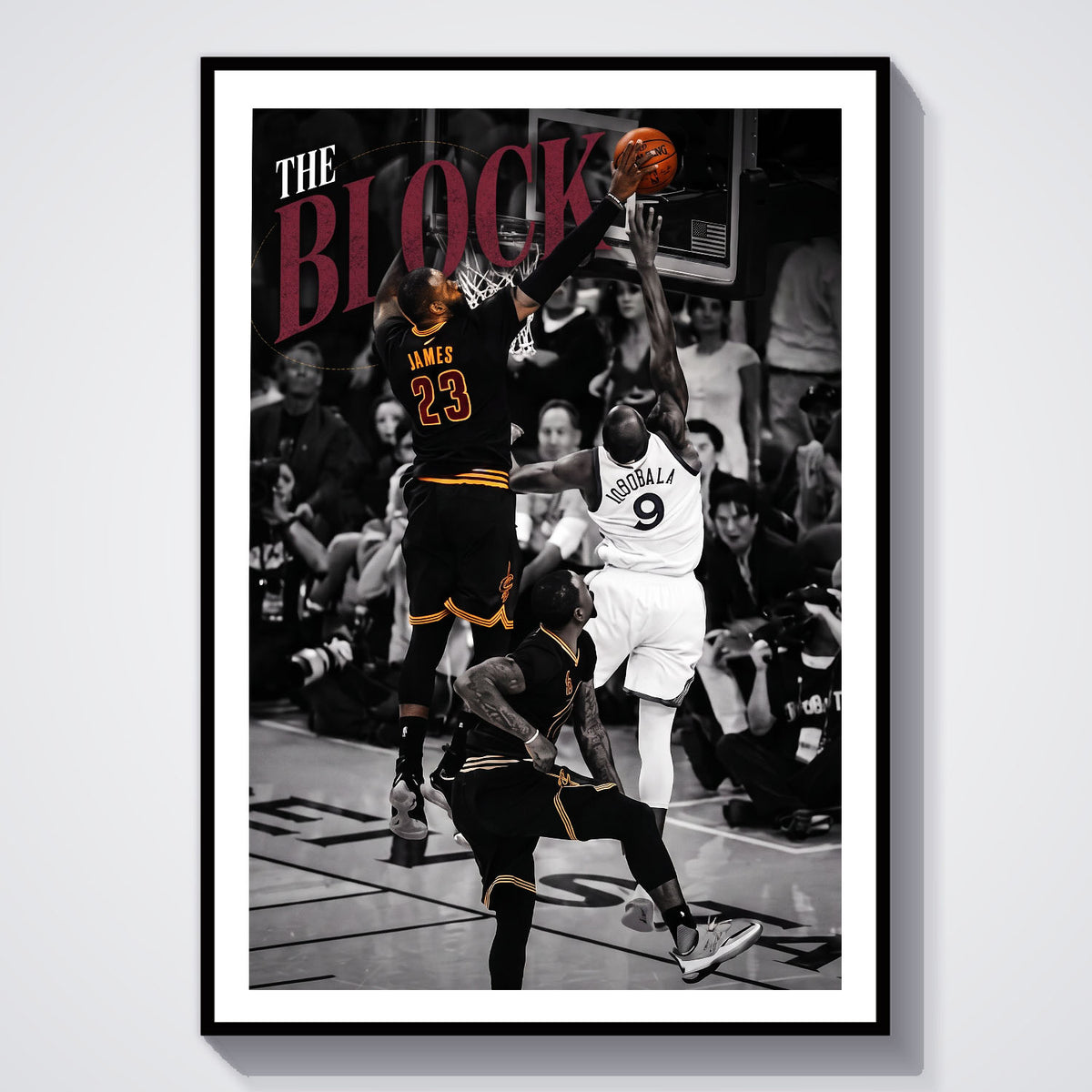 Flex Designs Poster Lebron James The Block 5 x 7" Home Goods - Sports  Poster