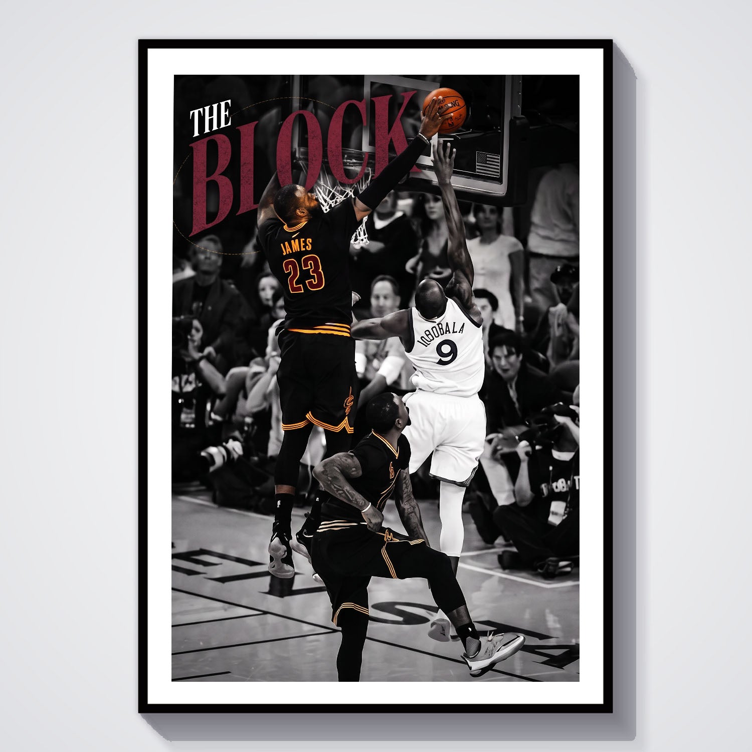 Flex Designs Poster Lebron James The Block 5 x 7" Home Goods - Sports  Poster