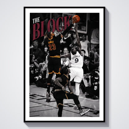 Flex Designs Poster Lebron James The Block 5 x 7" Home Goods - Sports  Poster