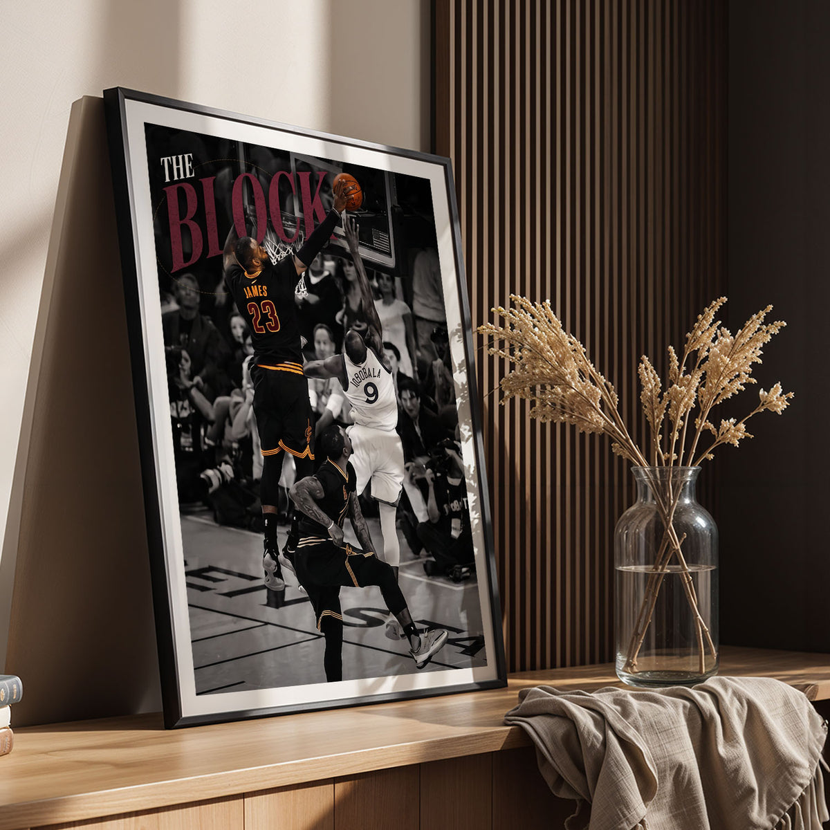 Flex Designs Poster Lebron James The Block 11 x 17" Home Goods - Sports  Poster