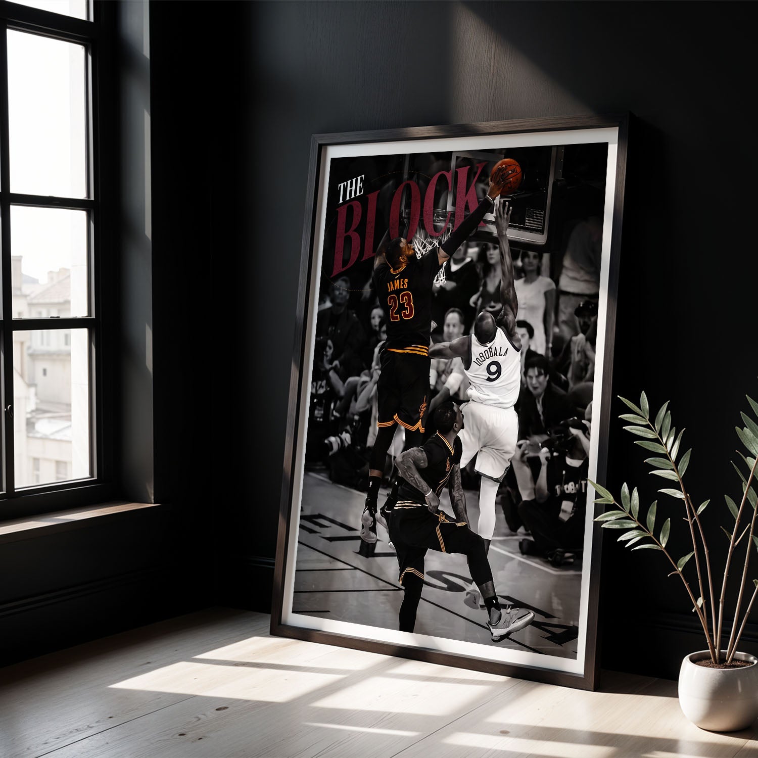 Flex Designs Poster Lebron James The Block 5 x 7" Home Goods - Sports  Poster