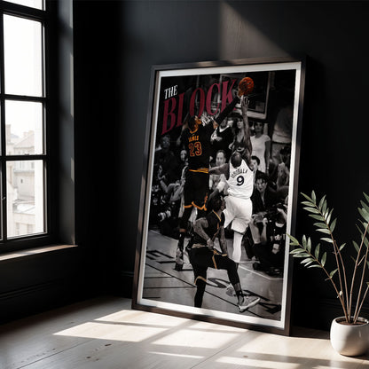 Flex Designs Poster Lebron James The Block 5 x 7" Home Goods - Sports  Poster