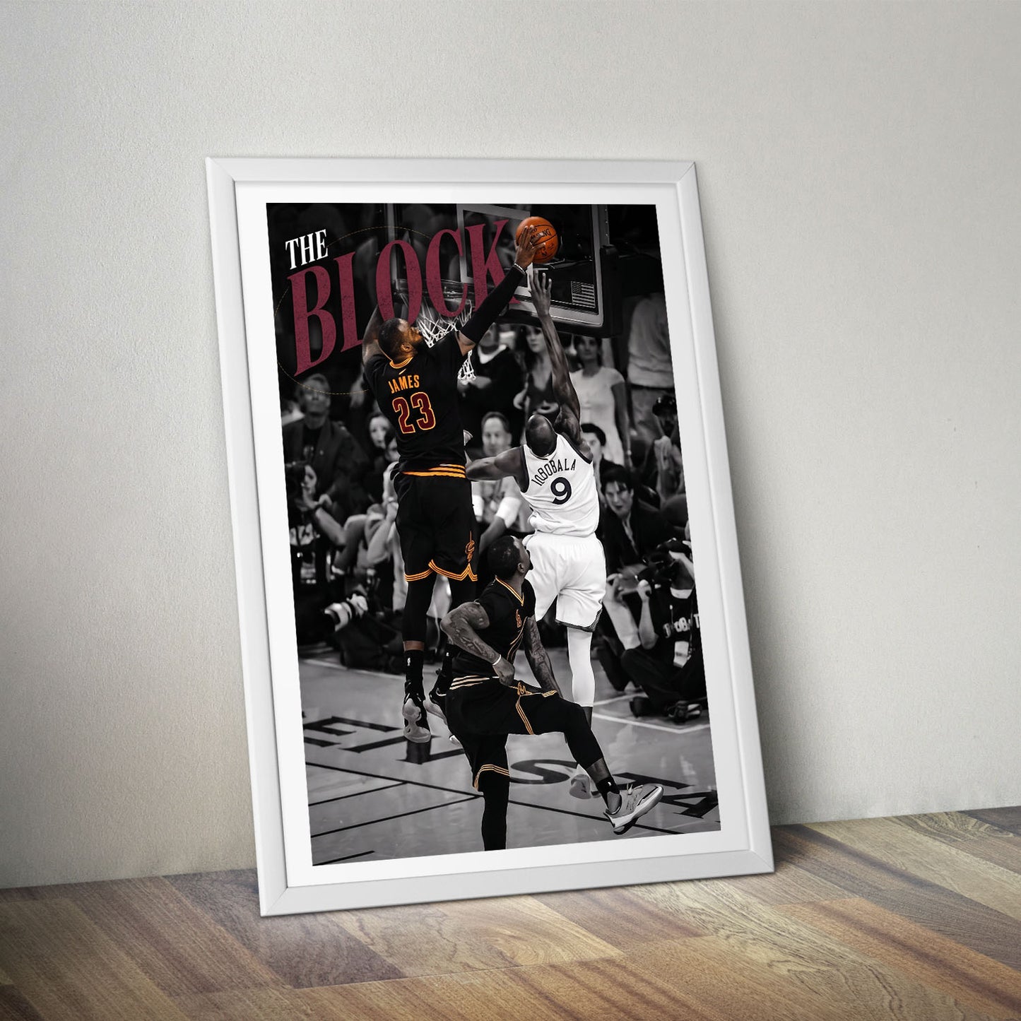 Flex Designs Poster Lebron James The Block 5 x 7" Home Goods - Sports  Poster