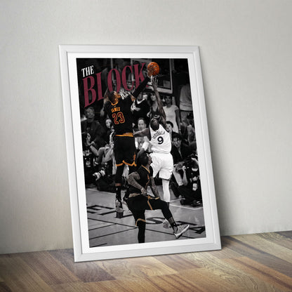 Flex Designs Poster Lebron James The Block 5 x 7" Home Goods - Sports  Poster