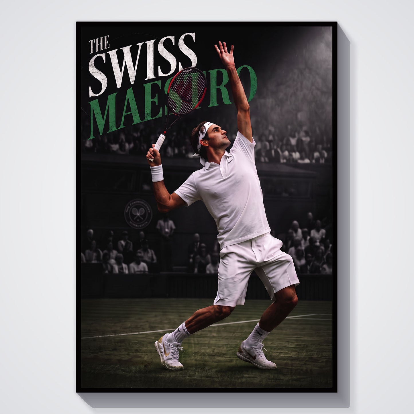 Flex Designs Poster Roger Federer the Swiss Maestro 11 x 17" Home Goods - Sports  Poster