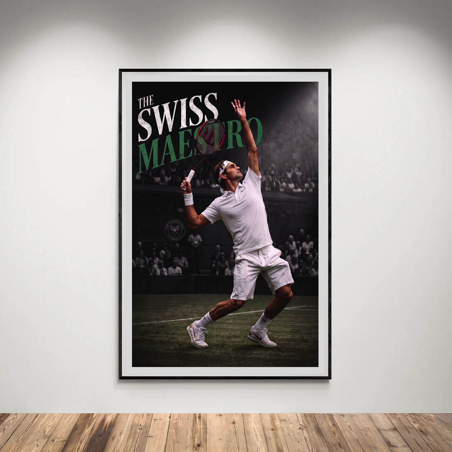Flex Designs Poster Roger Federer the Swiss Maestro 5 x 7" Home Goods - Sports  Poster