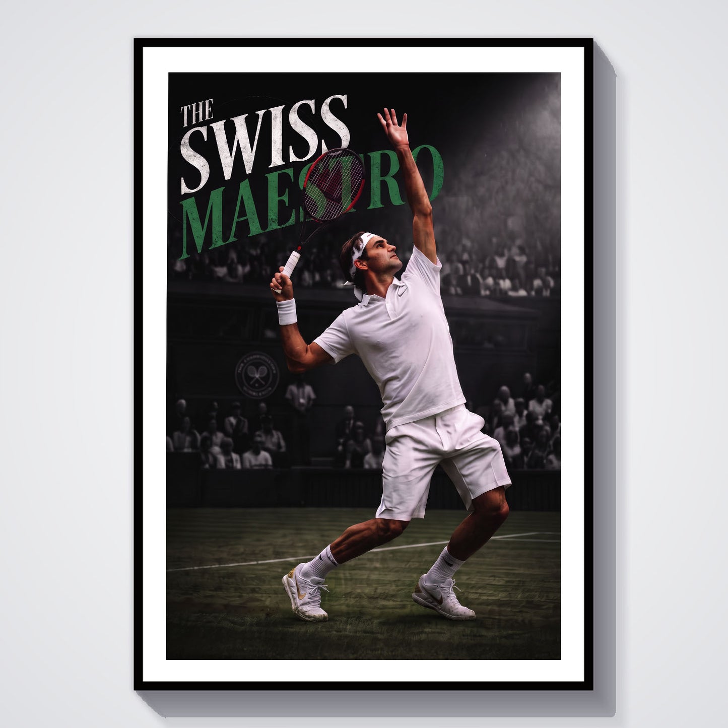 Flex Designs Poster Roger Federer the Swiss Maestro 5 x 7" Home Goods - Sports  Poster