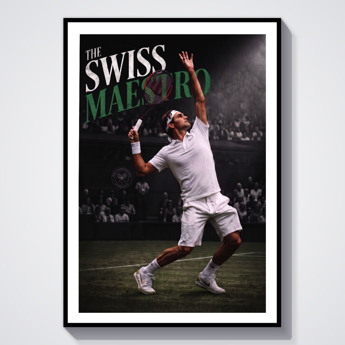 Flex Designs Poster Roger Federer the Swiss Maestro 5 x 7" Home Goods - Sports  Poster