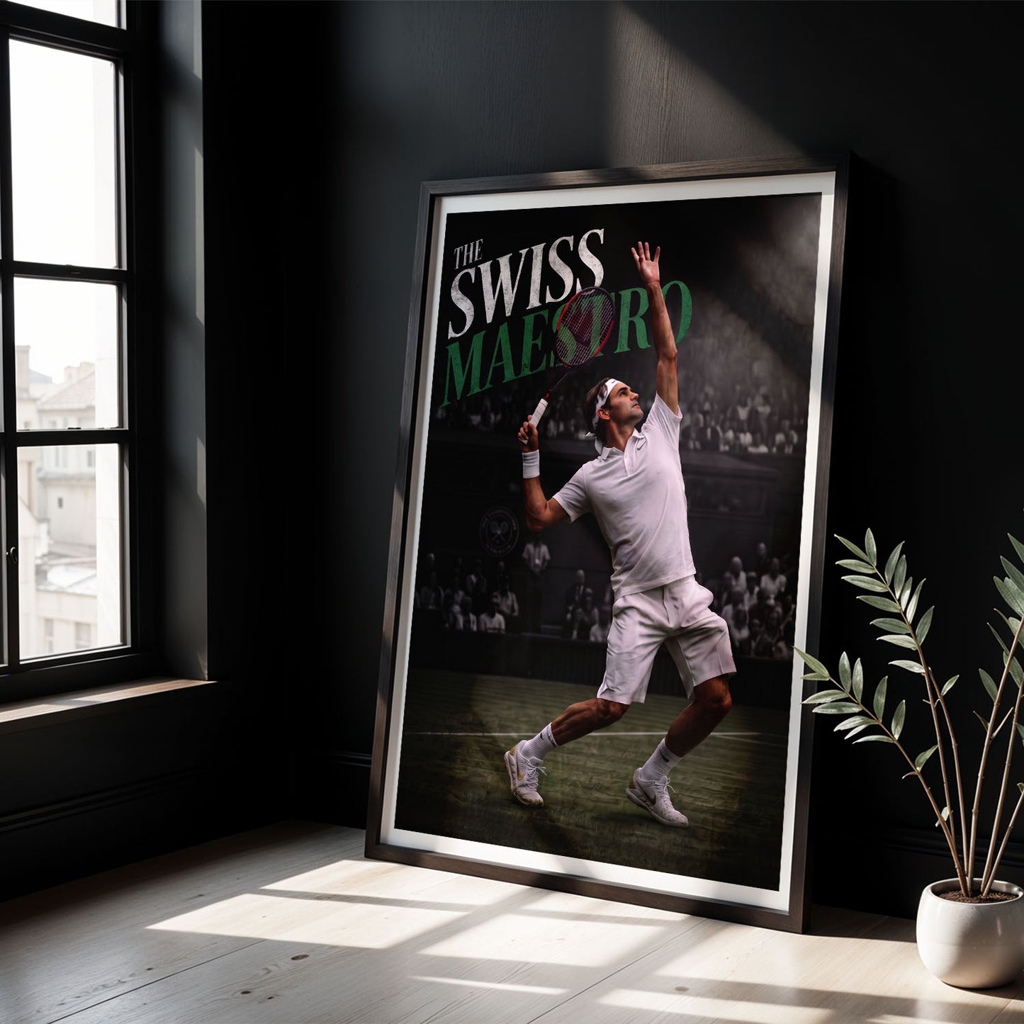 Flex Designs Poster Roger Federer the Swiss Maestro 5 x 7" Home Goods - Sports  Poster
