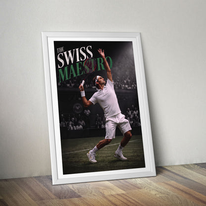 Flex Designs Poster Roger Federer the Swiss Maestro 5 x 7" Home Goods - Sports  Poster