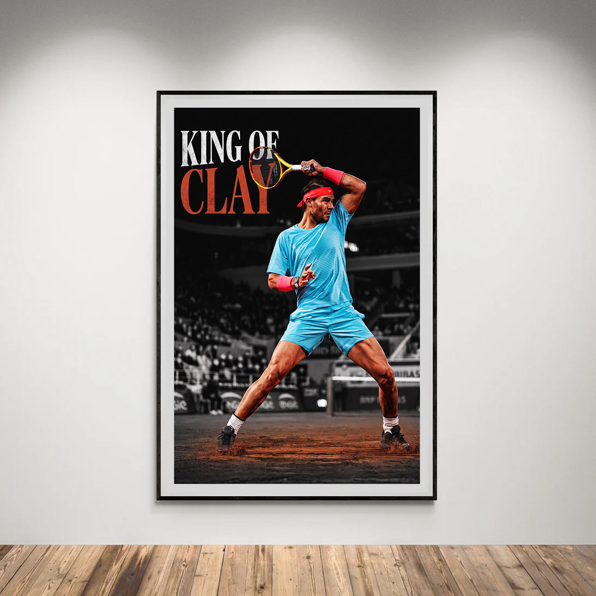 Flex Designs Poster Rafael Nadal King of Clay 5 x 7" Home Goods - Sports  Poster