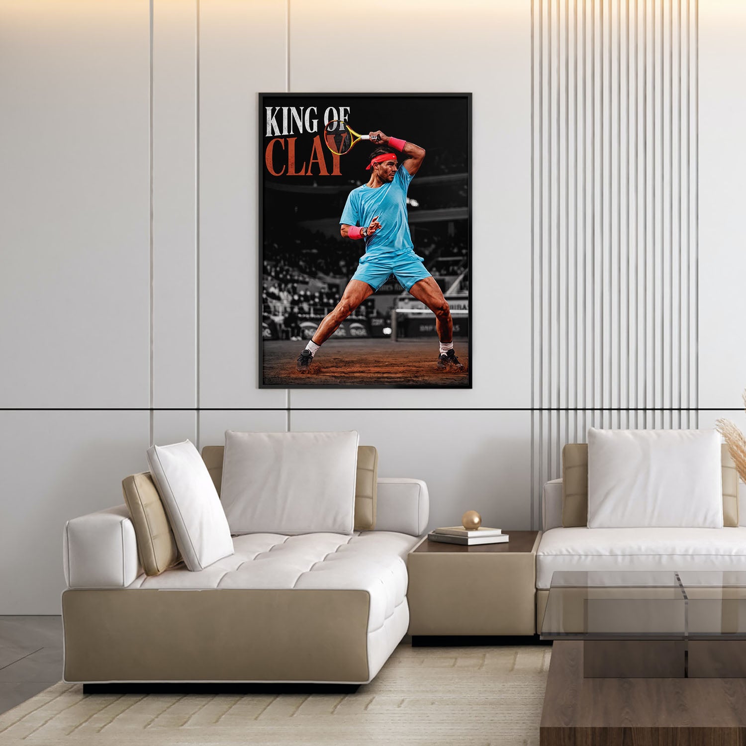 Flex Designs Poster Rafael Nadal King of Clay 11 x 17" Home Goods - Sports  Poster