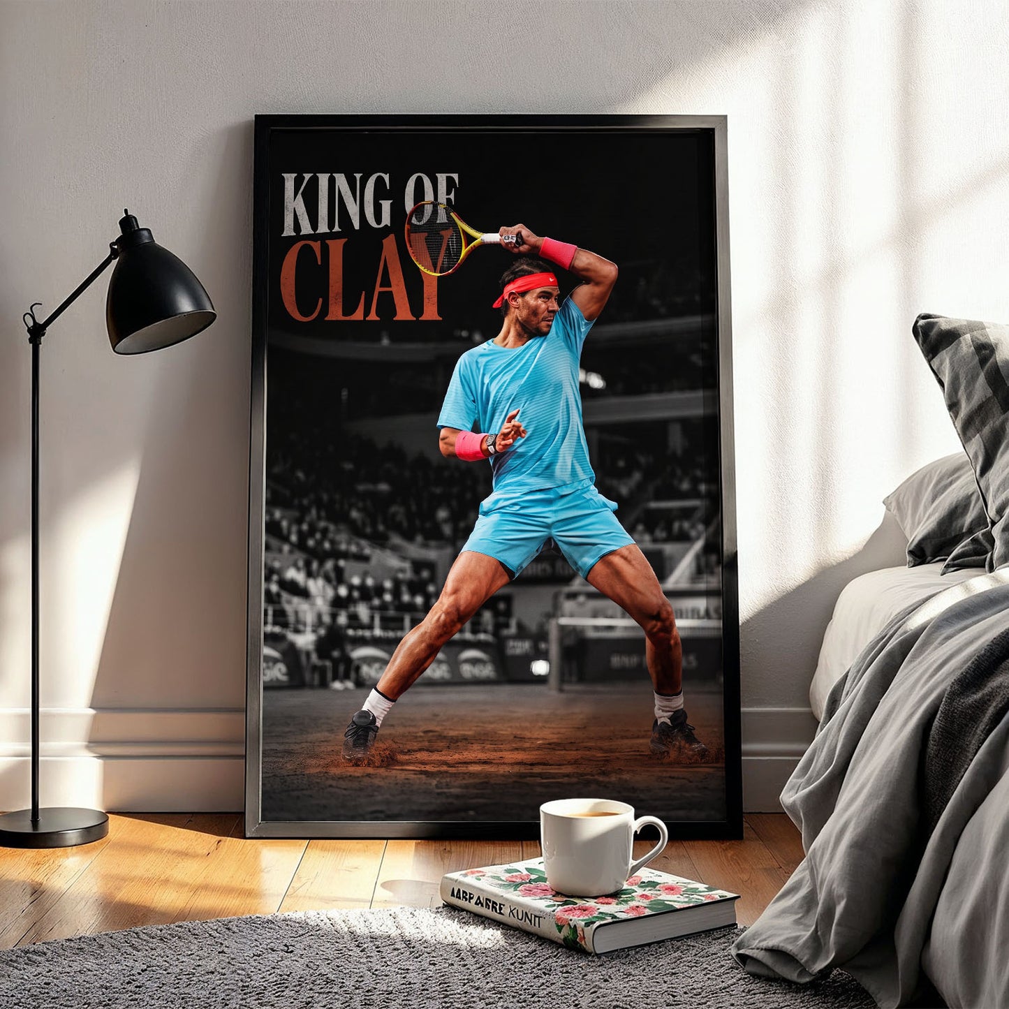 Flex Designs Poster Rafael Nadal King of Clay 11 x 17" Home Goods - Sports  Poster