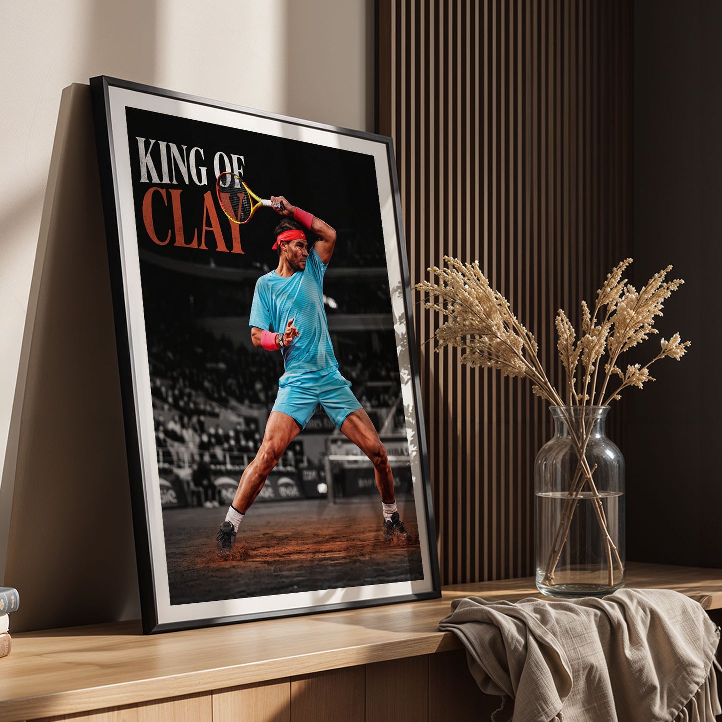 Flex Designs Poster Rafael Nadal King of Clay 11 x 17" Home Goods - Sports  Poster