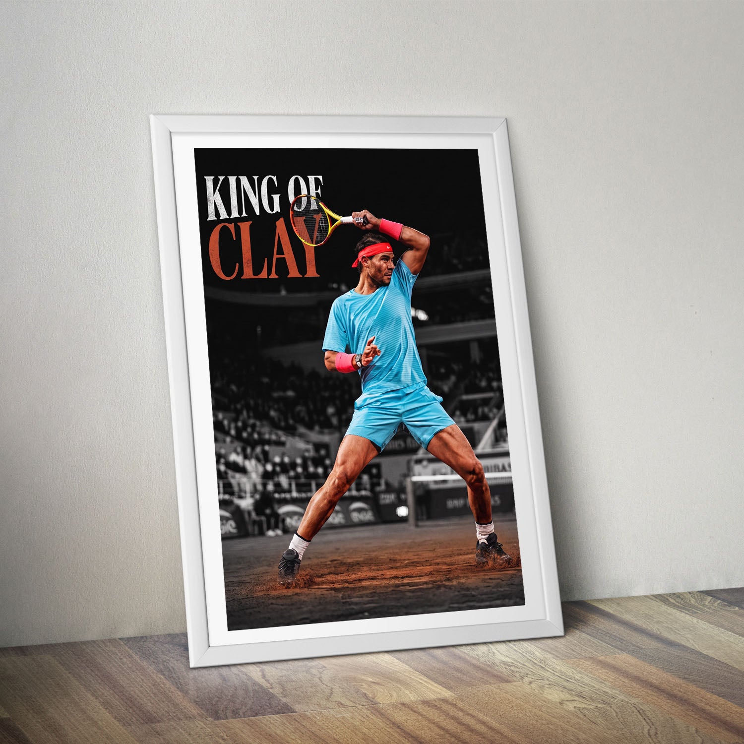 Flex Designs Poster Rafael Nadal King of Clay 5 x 7" Home Goods - Sports  Poster