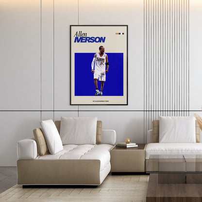 Flex Designs Poster Allen Iverson NBA FlexM 11 x 17" Home Goods - Sports  Poster