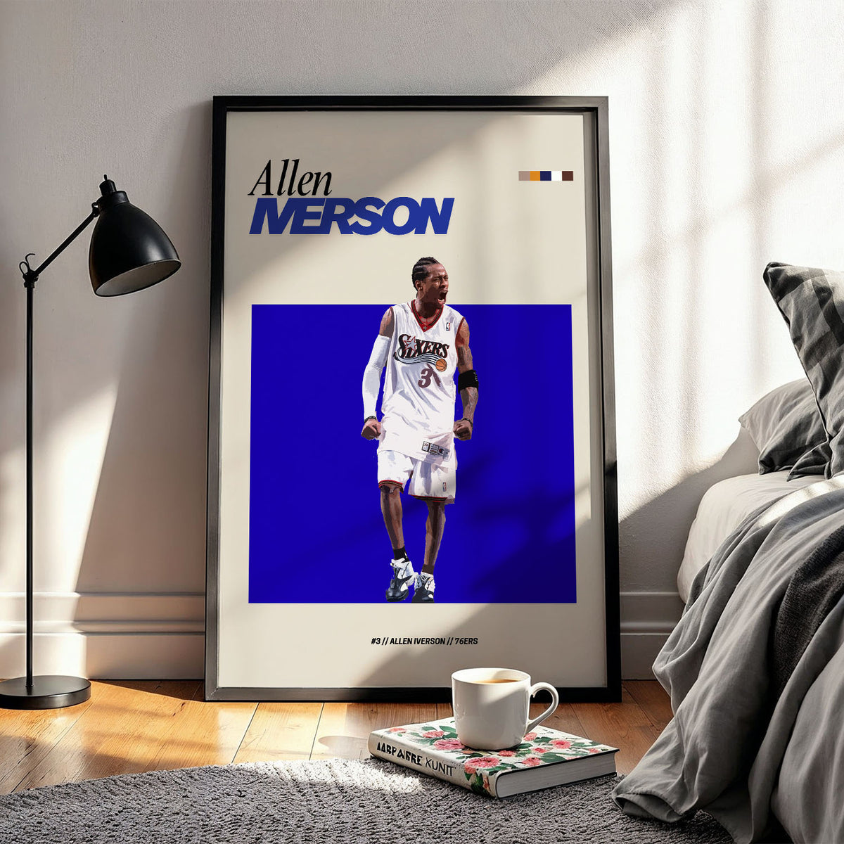 Flex Designs Poster Allen Iverson NBA FlexM 11 x 17" Home Goods - Sports  Poster