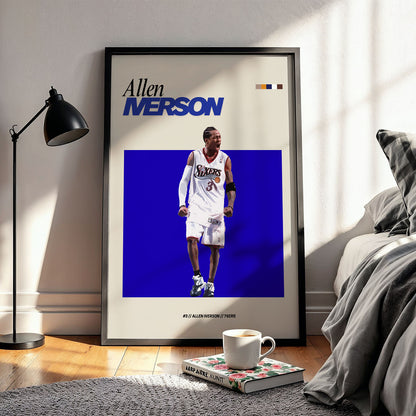 Flex Designs Poster Allen Iverson NBA FlexM 11 x 17" Home Goods - Sports  Poster