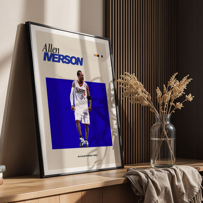 Flex Designs Poster Allen Iverson NBA FlexM 11 x 17" Home Goods - Sports  Poster