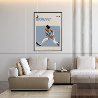 Flex Designs Poster Ja Morant NBA FlexM 11 x 17" Home Goods - Sports  Poster