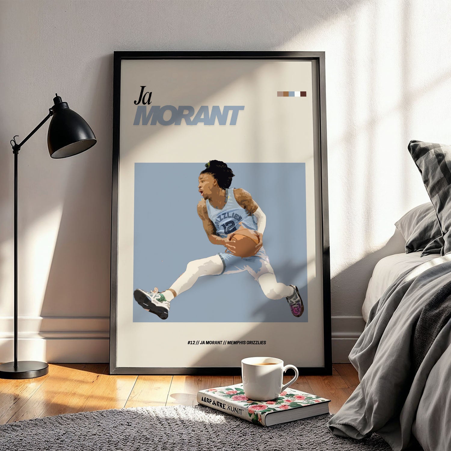 Flex Designs Poster Ja Morant NBA FlexM 11 x 17" Home Goods - Sports  Poster
