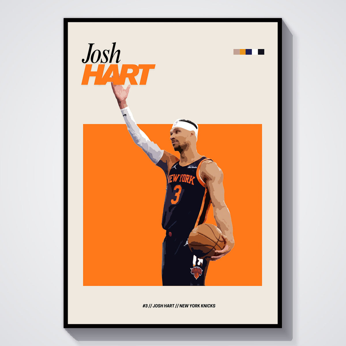 Flex Designs Poster Josh Hart NBA FlexM 11 x 17" Home Goods - Sports  Poster