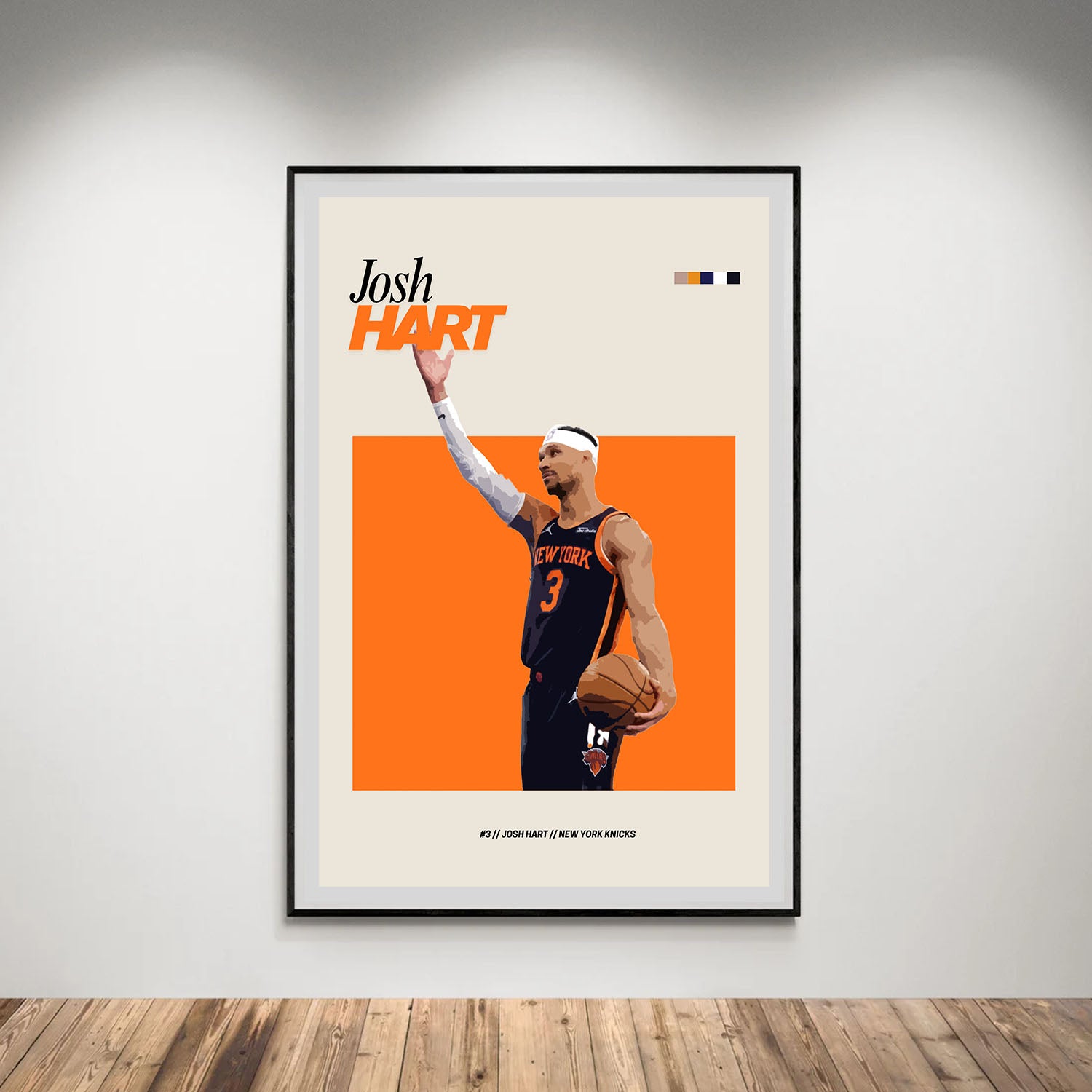 Flex Designs Poster Josh Hart NBA FlexM 5 x 7" Home Goods - Sports  Poster
