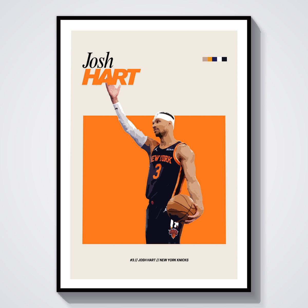 Flex Designs Poster Josh Hart NBA FlexM 5 x 7" Home Goods - Sports  Poster