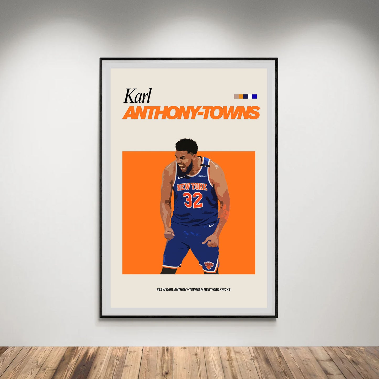 Flex Designs Poster Karl-Anthony Towns NBA FlexM 5 x 7" Home Goods - Sports  Poster