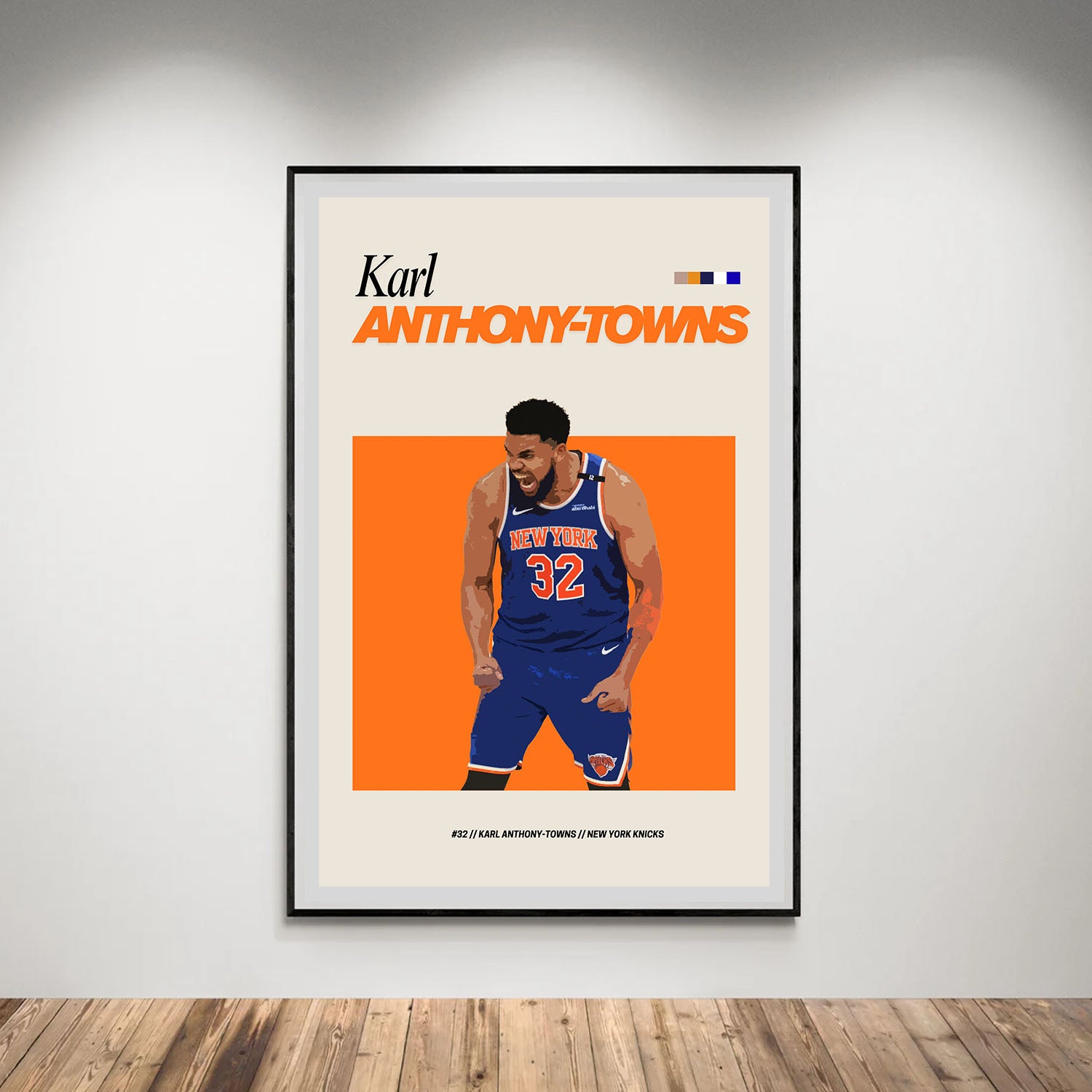 Flex Designs Poster Karl-Anthony Towns NBA FlexM 5 x 7" Home Goods - Sports  Poster