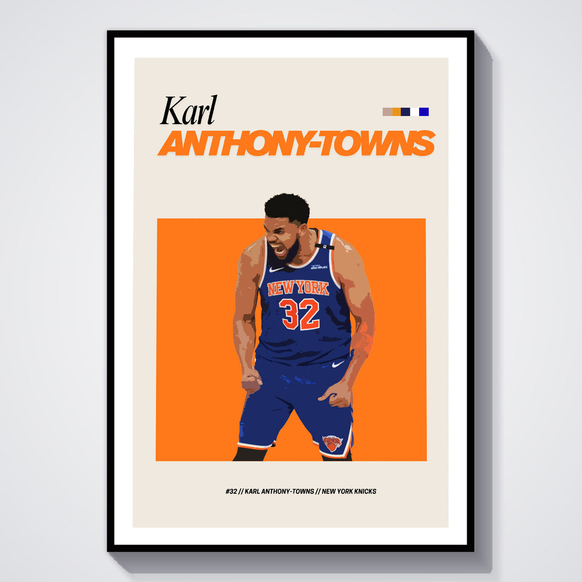 Flex Designs Poster Karl-Anthony Towns NBA FlexM 5 x 7" Home Goods - Sports  Poster