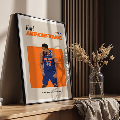 Flex Designs Poster Karl-Anthony Towns NBA FlexM 11 x 17" Home Goods - Sports  Poster