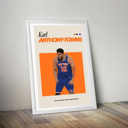 Flex Designs Poster Karl-Anthony Towns NBA FlexM 5 x 7" Home Goods - Sports  Poster