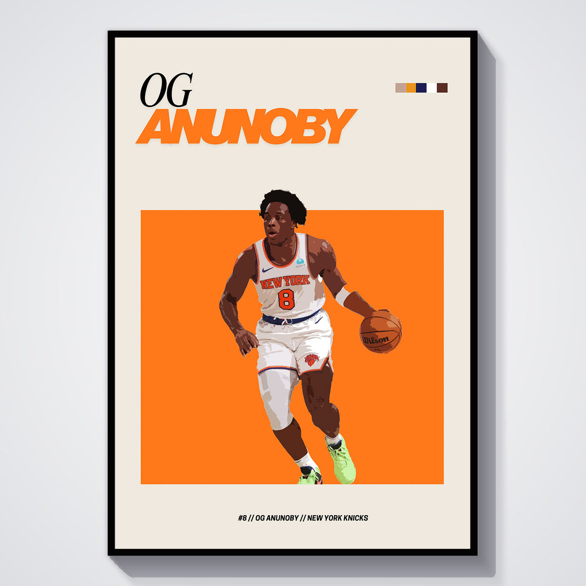 Flex Designs Poster OG Anunoby NBA FlexM 11 x 17" Home Goods - Sports  Poster