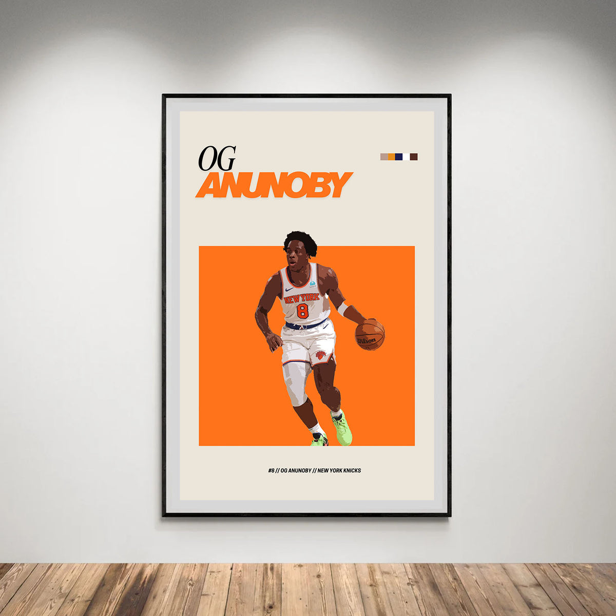 Flex Designs Poster OG Anunoby NBA FlexM 5 x 7" Home Goods - Sports  Poster