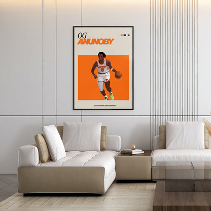 Flex Designs Poster OG Anunoby NBA FlexM 11 x 17" Home Goods - Sports  Poster