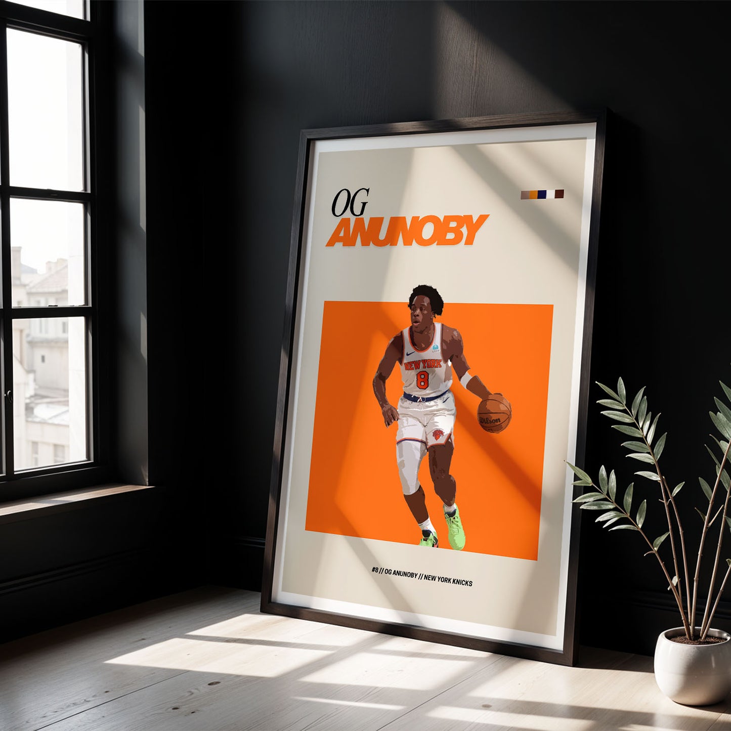 Flex Designs Poster OG Anunoby NBA FlexM 5 x 7" Home Goods - Sports  Poster