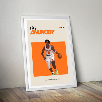 Flex Designs Poster OG Anunoby NBA FlexM 5 x 7" Home Goods - Sports  Poster