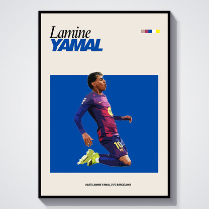 Flex Designs Poster Lamine Yamal Barcelona FlexM 11 x 17" Home Goods - Sports  Poster