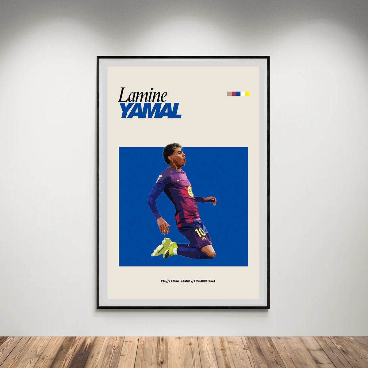 Flex Designs Poster Lamine Yamal Barcelona FlexM 5 x 7" Home Goods - Sports  Poster
