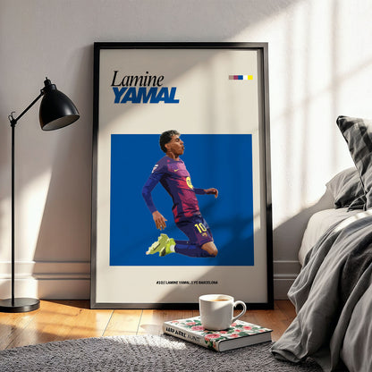 Flex Designs Poster Lamine Yamal Barcelona FlexM 11 x 17" Home Goods - Sports  Poster