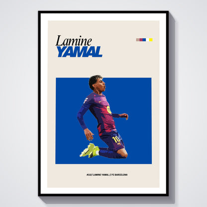 Flex Designs Poster Lamine Yamal Barcelona FlexM 5 x 7" Home Goods - Sports  Poster