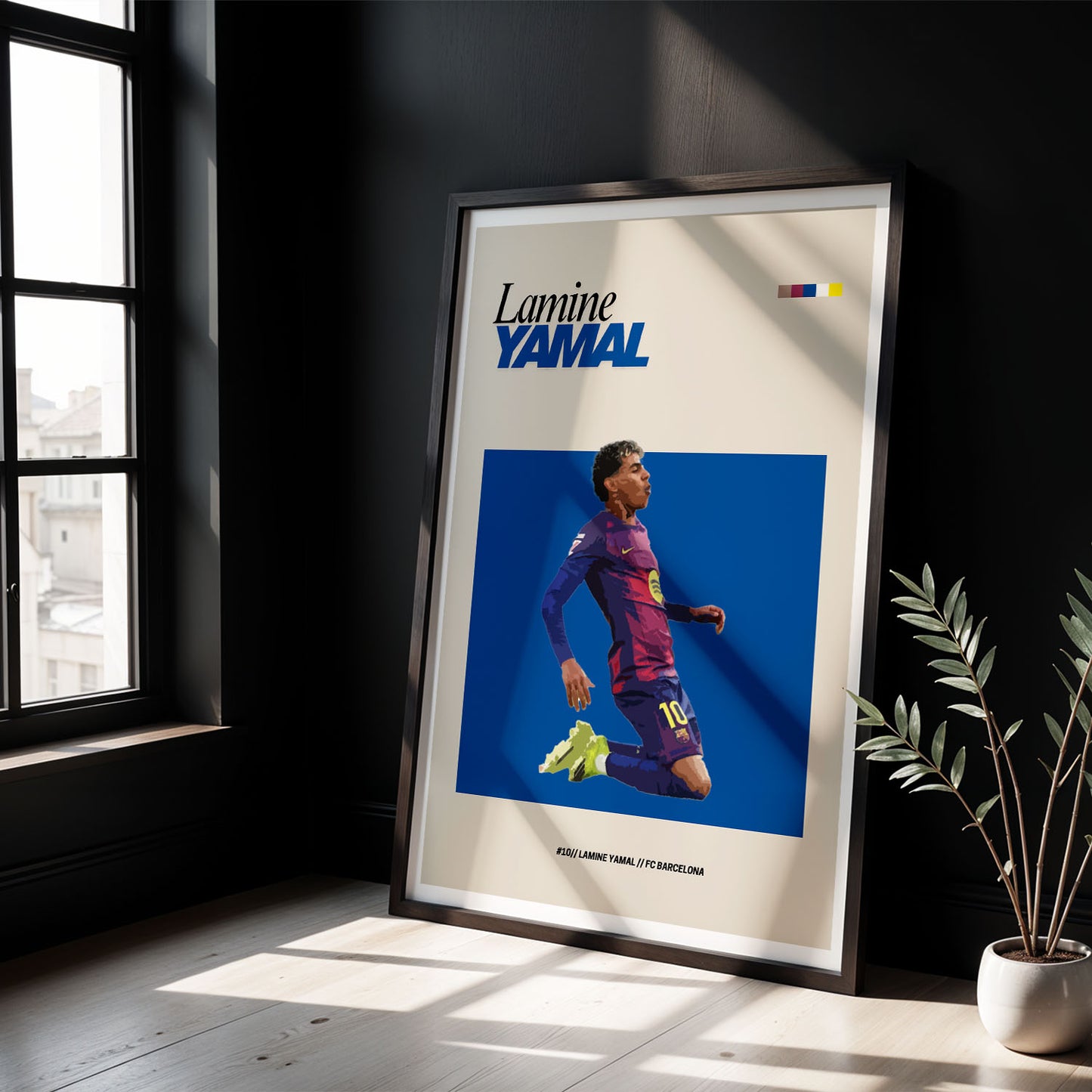 Flex Designs Poster Lamine Yamal Barcelona FlexM 5 x 7" Home Goods - Sports  Poster