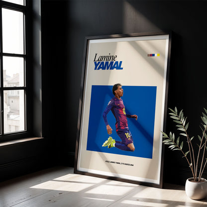 Flex Designs Poster Lamine Yamal Barcelona FlexM 5 x 7" Home Goods - Sports  Poster