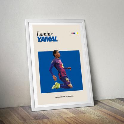 Flex Designs Poster Lamine Yamal Barcelona FlexM 5 x 7" Home Goods - Sports  Poster