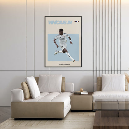 Flex Designs Poster Vinicius Jr Real Madrid FlexM 11 x 17" Home Goods - Sports  Poster