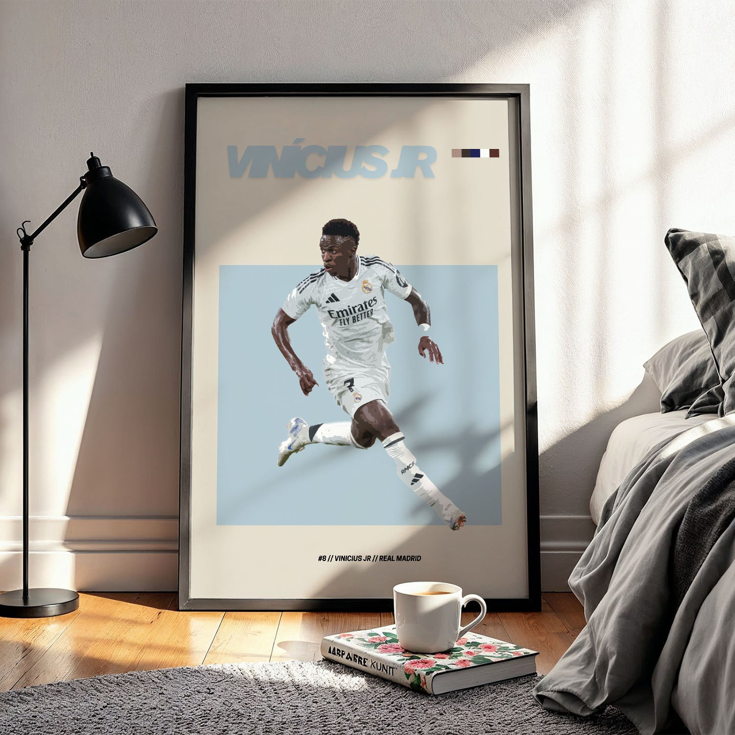 Flex Designs Poster Vinicius Jr Real Madrid FlexM 11 x 17" Home Goods - Sports  Poster
