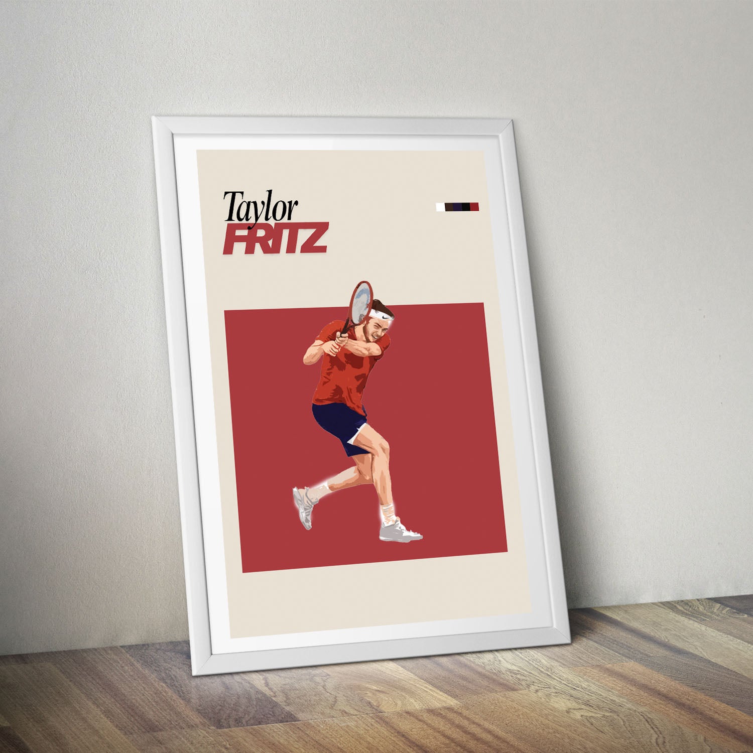 Flex Designs Poster Taylor Fritz FlexM 5 x 7" Home Goods - Sports  Poster