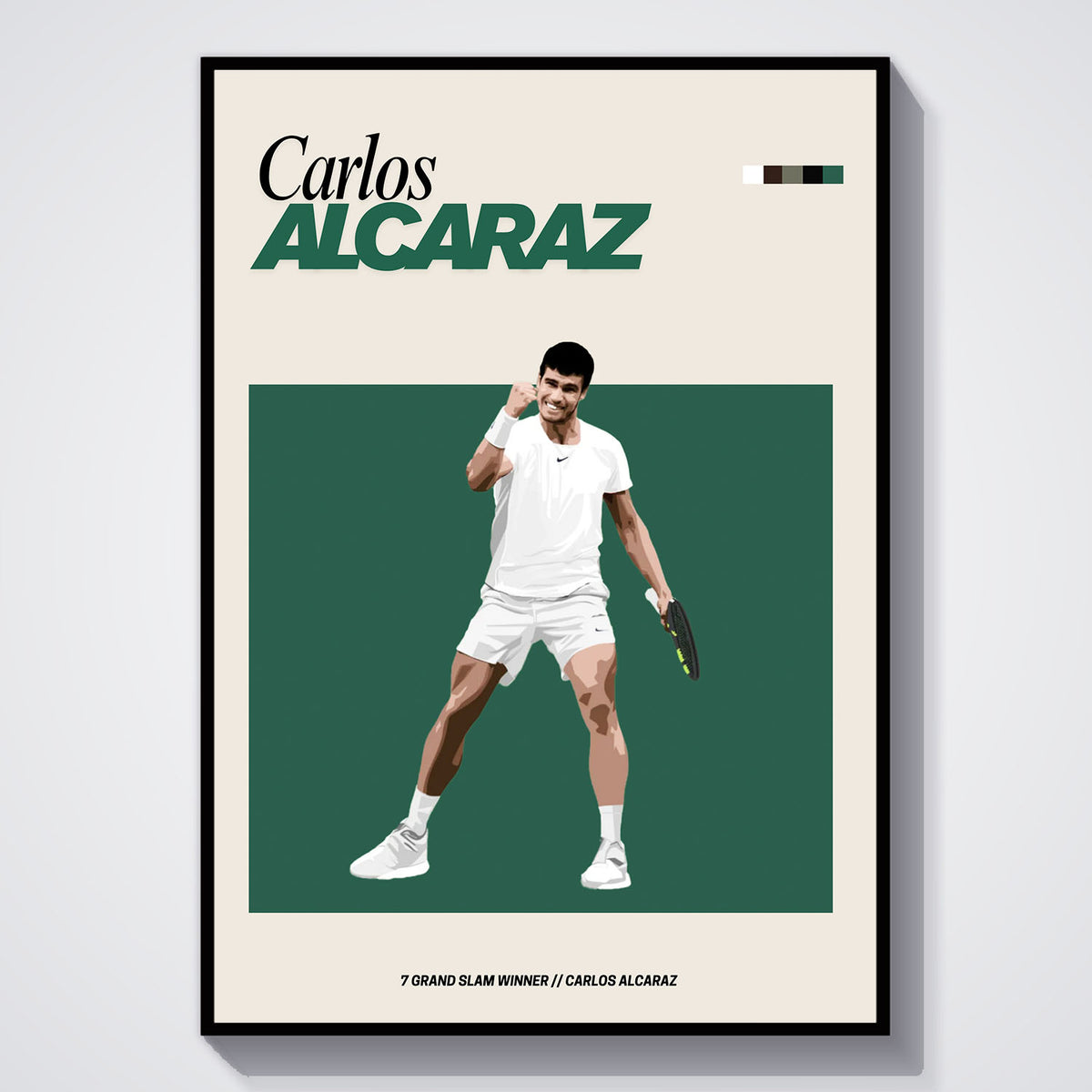 Flex Designs Poster Carlos Alcaraz FlexM 11 x 17" Home Goods - Sports  Poster
