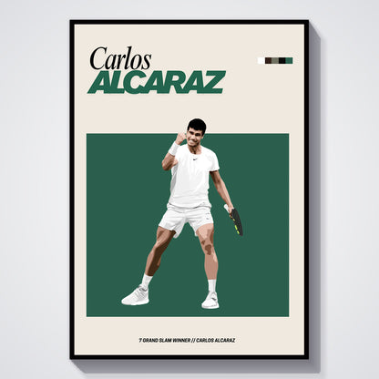 Flex Designs Poster Carlos Alcaraz FlexM 11 x 17" Home Goods - Sports  Poster